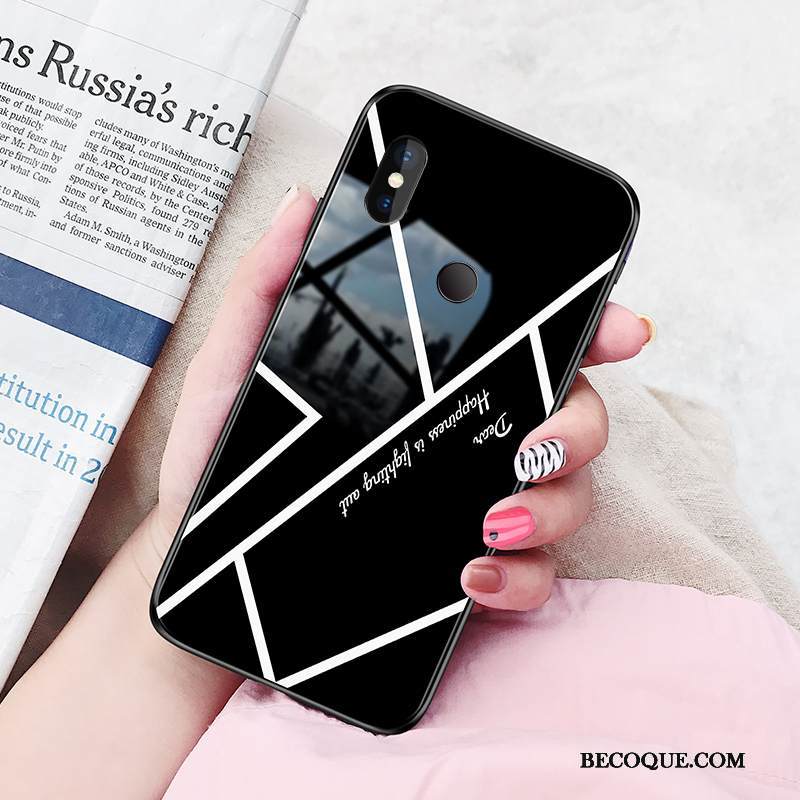 Kuori Redmi Note 6 Pro Suojaus Punainen Trendi, Kotelo Redmi Note 6 Pro Puhelimen Kuoret Lasi