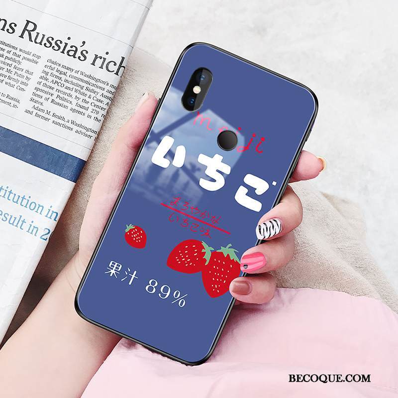 Kuori Redmi Note 6 Pro Suojaus Punainen Trendi, Kotelo Redmi Note 6 Pro Puhelimen Kuoret Lasi