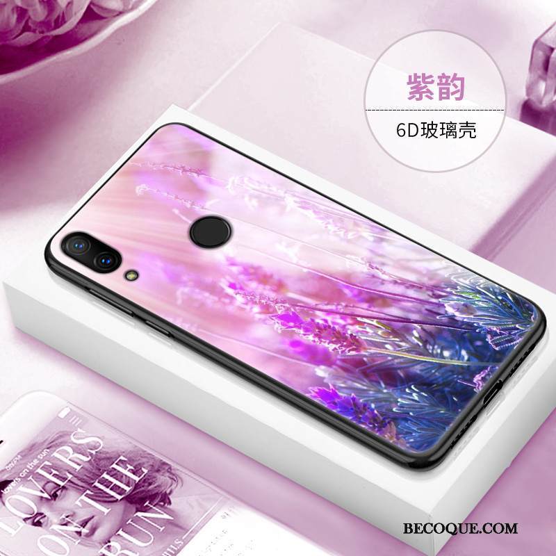 Kuori Redmi Note 7 Laukut Sininen Murtumaton, Kotelo Redmi Note 7 Punainen Peili