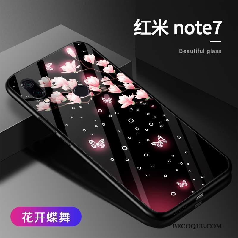 Kuori Redmi Note 7 Luova Murtumaton Pieni, Kotelo Redmi Note 7 Suojaus Ohut Net Red