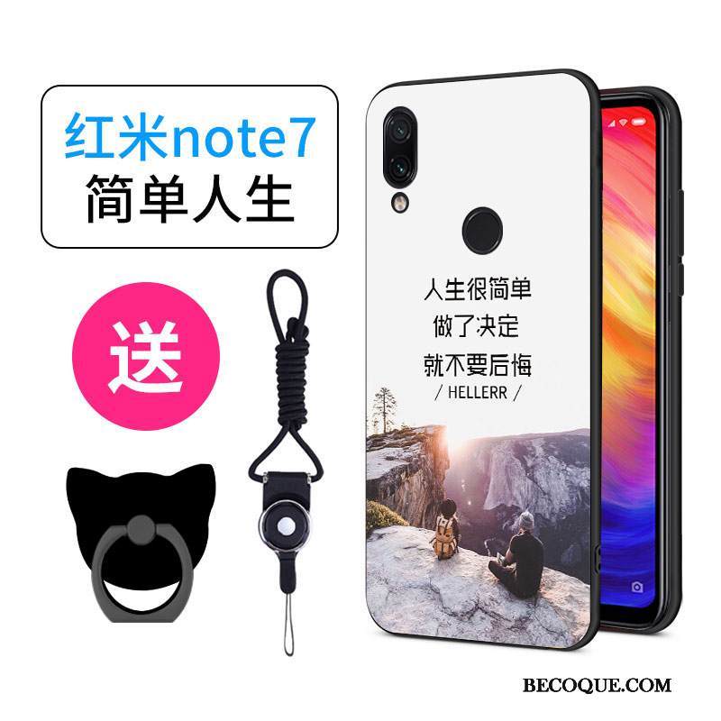 Kuori Redmi Note 7 Luova Persoonallisuus Pieni, Kotelo Redmi Note 7 Sarjakuva Opiskelija Rakastunut