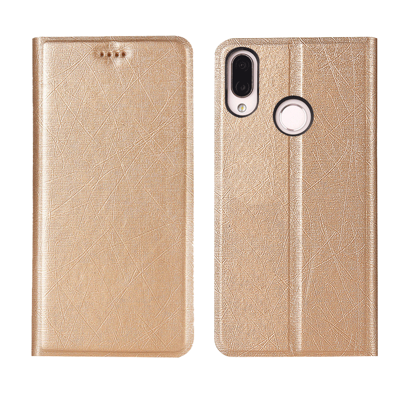 Kuori Redmi Note 7 Nahka Puhelimen Kuoret Punainen, Kotelo Redmi Note 7 Laukut Johdin Musta