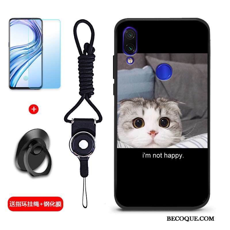 Kuori Redmi Note 7 Pehmeä Neste Punainen Murtumaton, Kotelo Redmi Note 7 Suojaus Puhelimen Kuoret Persoonallisuus