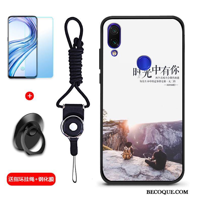 Kuori Redmi Note 7 Pehmeä Neste Punainen Murtumaton, Kotelo Redmi Note 7 Suojaus Puhelimen Kuoret Persoonallisuus