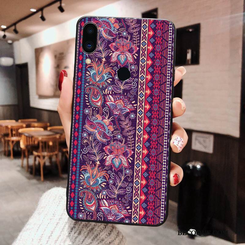 Kuori Redmi Note 7 Silikoni Kulta Tuuli, Kotelo Redmi Note 7 Luova Persoonallisuus Pesty Suede