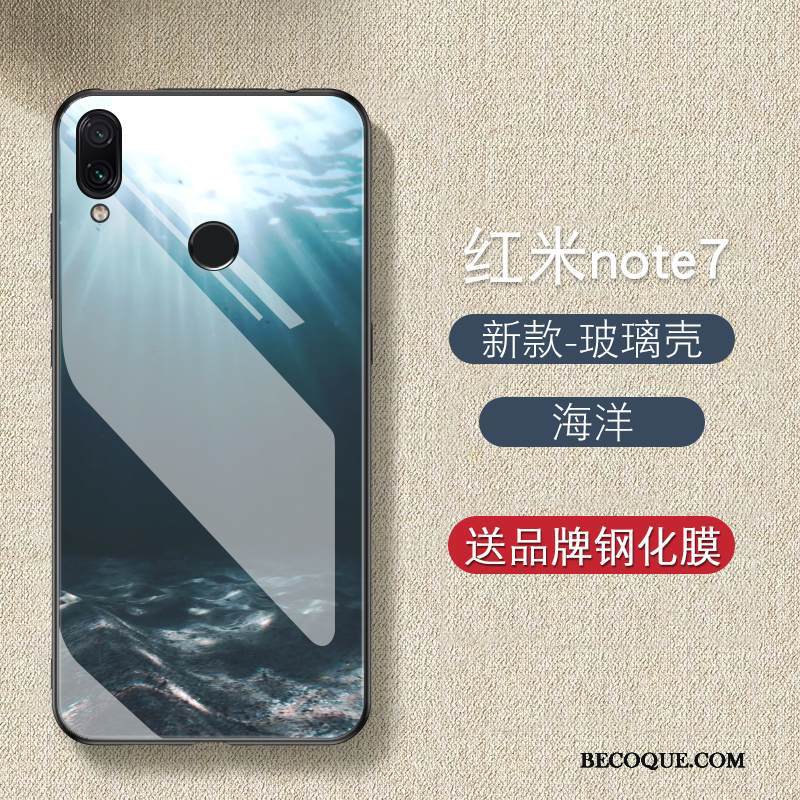 Kuori Redmi Note 7 Silikoni Pieni Persoonallisuus, Kotelo Redmi Note 7 Luova Trendi Net Red