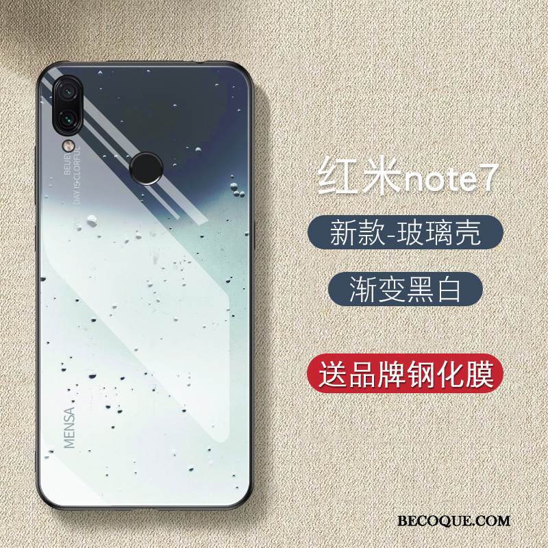 Kuori Redmi Note 7 Silikoni Pieni Persoonallisuus, Kotelo Redmi Note 7 Luova Trendi Net Red