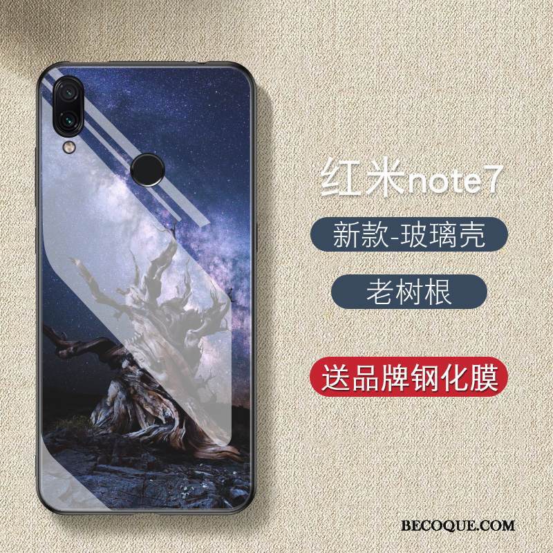 Kuori Redmi Note 7 Silikoni Pieni Persoonallisuus, Kotelo Redmi Note 7 Luova Trendi Net Red