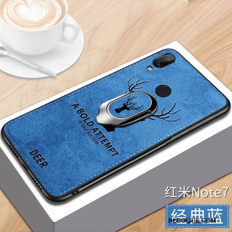 Kuori Redmi Note 7 Suojaus Sininen Murtumaton, Kotelo Redmi Note 7 Pehmeä Neste Ultra Pieni