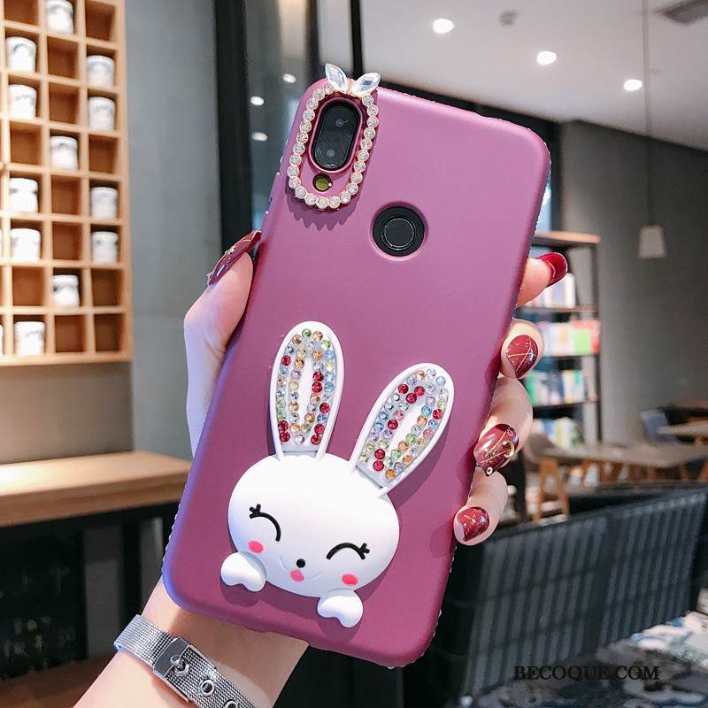 Kuori Redmi Note 7 Suojaus Suupaltti Puhelimen Kuoret, Kotelo Redmi Note 7 Luova Ihana Punainen