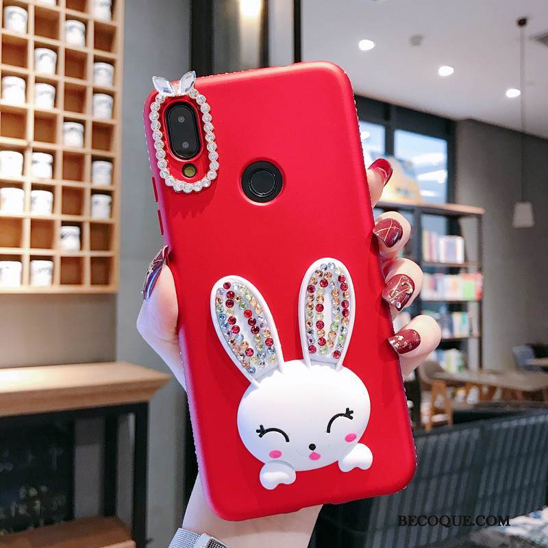 Kuori Redmi Note 7 Suojaus Suupaltti Puhelimen Kuoret, Kotelo Redmi Note 7 Luova Ihana Punainen