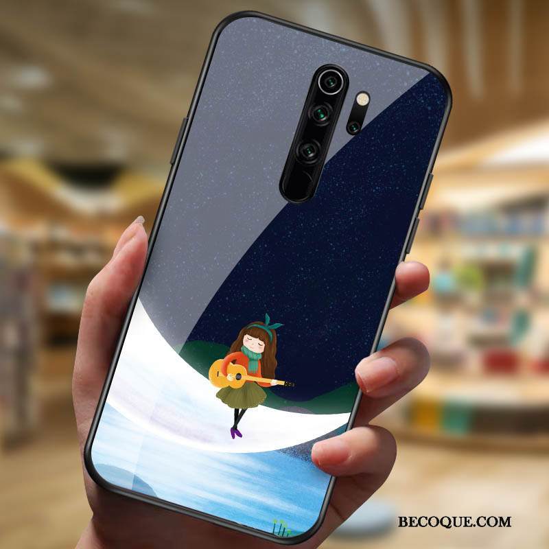 Kuori Redmi Note 8 Pro Lasi Kalvo, Kotelo Redmi Note 8 Pro Punainen Net Red