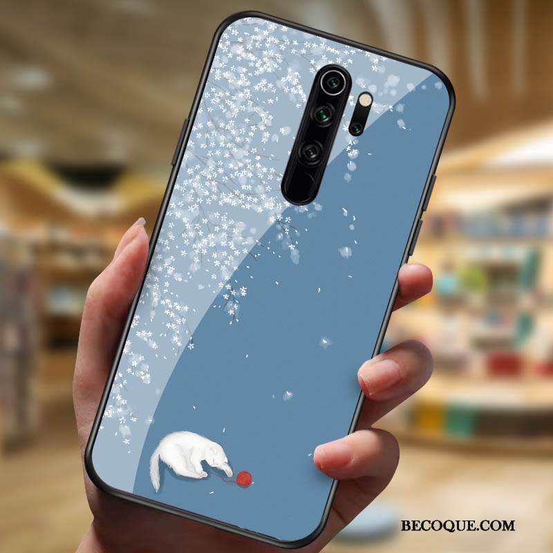 Kuori Redmi Note 8 Pro Lasi Kalvo, Kotelo Redmi Note 8 Pro Punainen Net Red