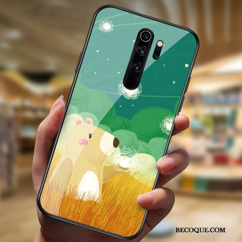 Kuori Redmi Note 8 Pro Lasi Kalvo, Kotelo Redmi Note 8 Pro Punainen Net Red