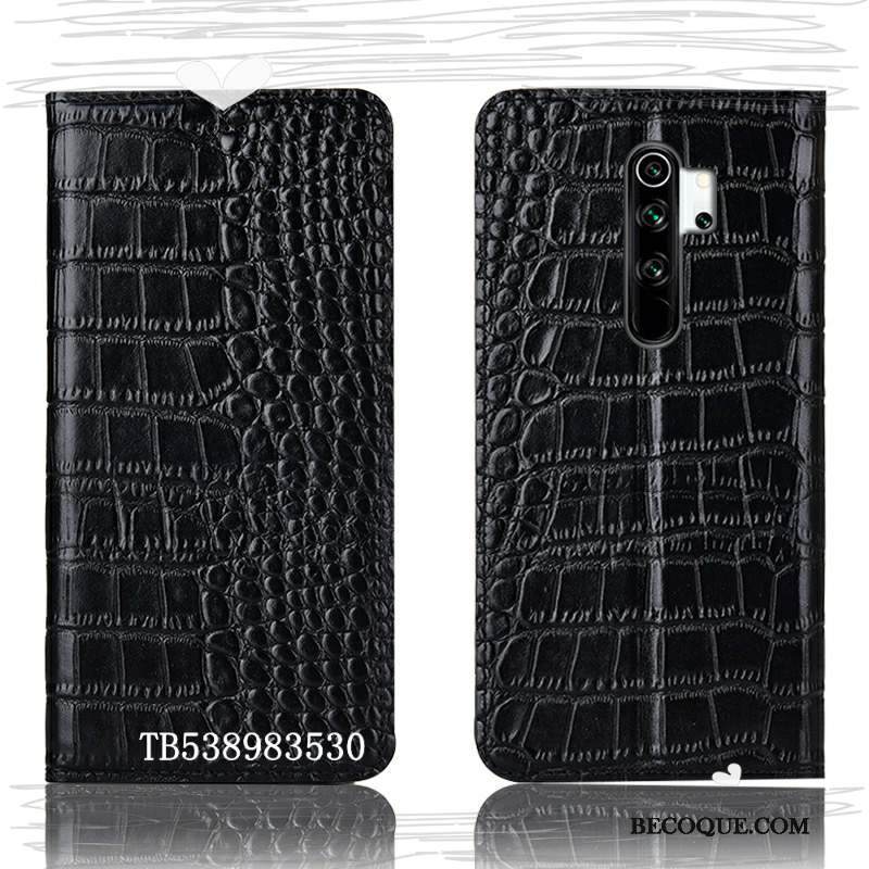 Kuori Redmi Note 8 Pro Nahka Krokotiili Puhelimen Kuoret, Kotelo Redmi Note 8 Pro Suojaus Pieni Punainen