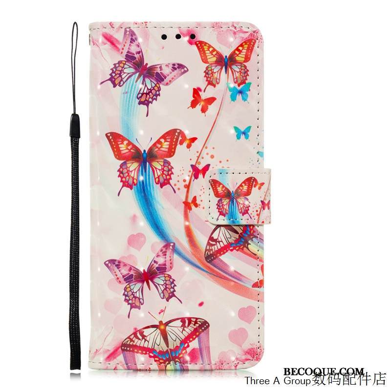 Kuori Redmi Note 8 Pro Nahka Perhonen Puhelimen Kuoret, Kotelo Redmi Note 8 Pro Kuoret Ihana Kortti