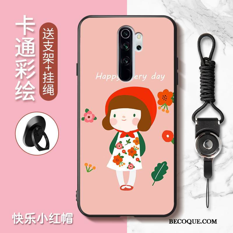 Kuori Redmi Note 8 Pro Sarjakuva Puhelimen Kuoret Murtumaton, Kotelo Redmi Note 8 Pro Punainen Ihana