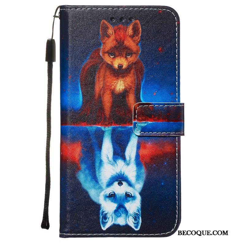 Kuori Redmi Note 8t Nahka Pieni Punainen, Kotelo Redmi Note 8t Kuoret Malli Persoonallisuus