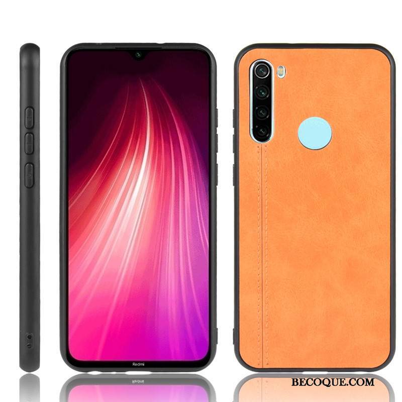 Kuori Redmi Note 8t Nahka Punainen Kova, Kotelo Redmi Note 8t Suojaus Puhelimen Kuoret Sininen