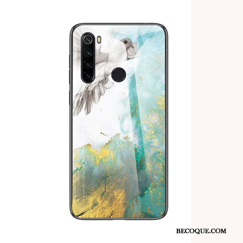 Kuori Redmi Note 8t Pehmeä Neste Murtumaton Kova, Kotelo Redmi Note 8t Suojaus Karkaisu Lasi