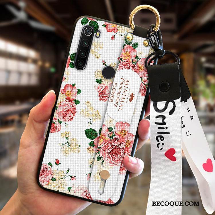 Kuori Redmi Note 8t Silikoni Pieni Persoonallisuus, Kotelo Redmi Note 8t Valkoinen Suuntaus