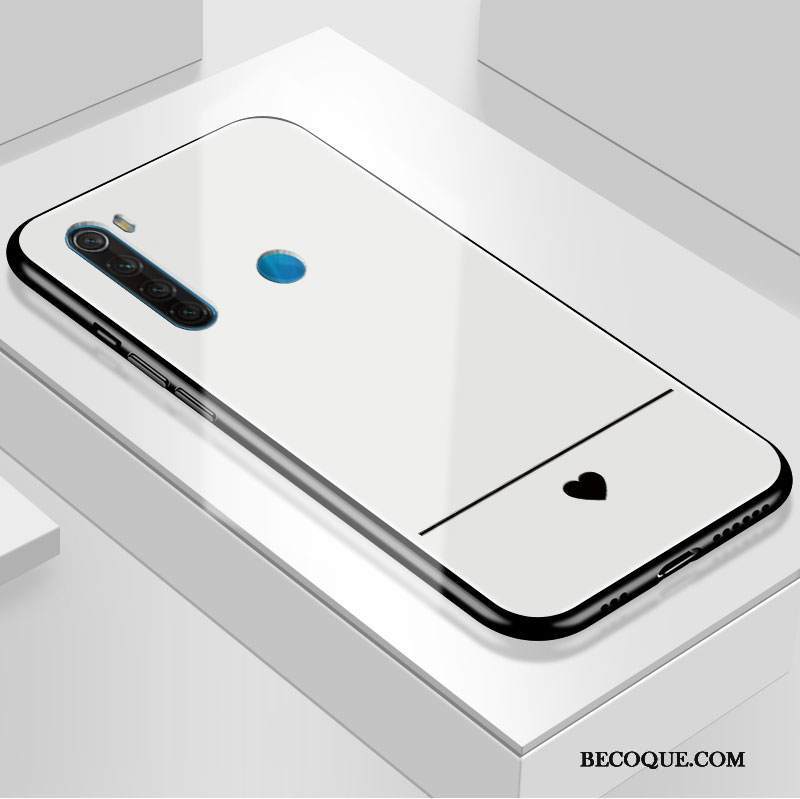 Kuori Redmi Note 8t Tila Musta Murtumaton, Kotelo Redmi Note 8t Suojaus Peili Yksinkertainen