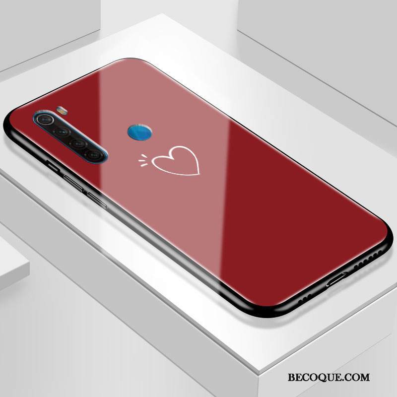 Kuori Redmi Note 8t Tila Musta Murtumaton, Kotelo Redmi Note 8t Suojaus Peili Yksinkertainen