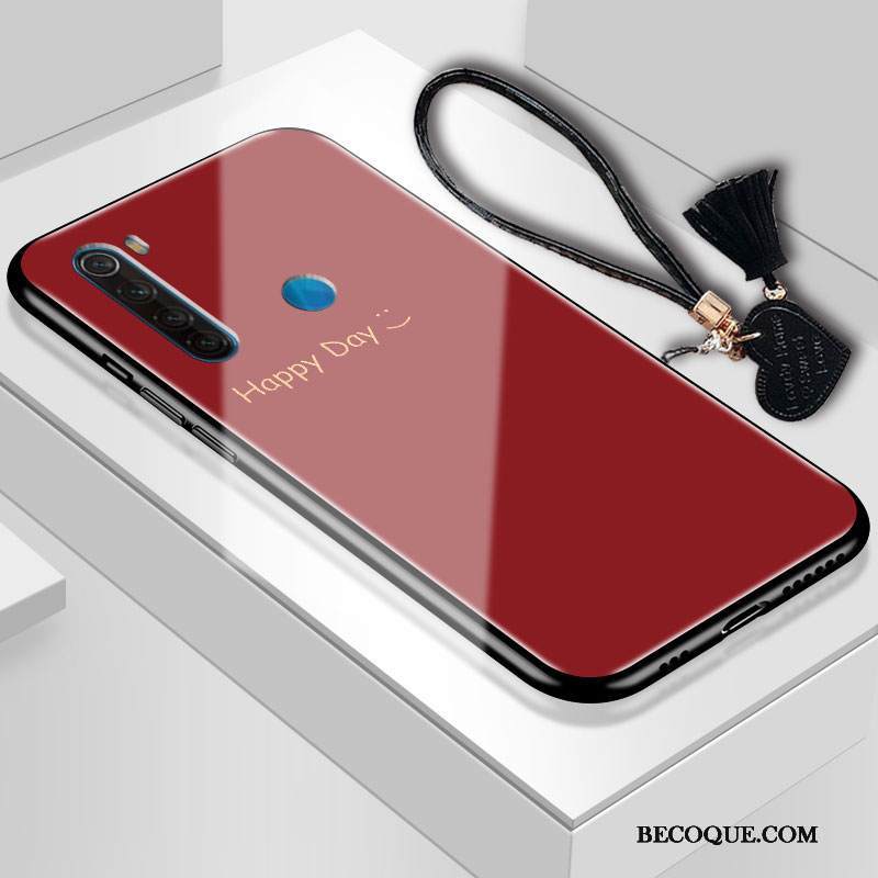 Kuori Redmi Note 8t Tila Musta Murtumaton, Kotelo Redmi Note 8t Suojaus Peili Yksinkertainen