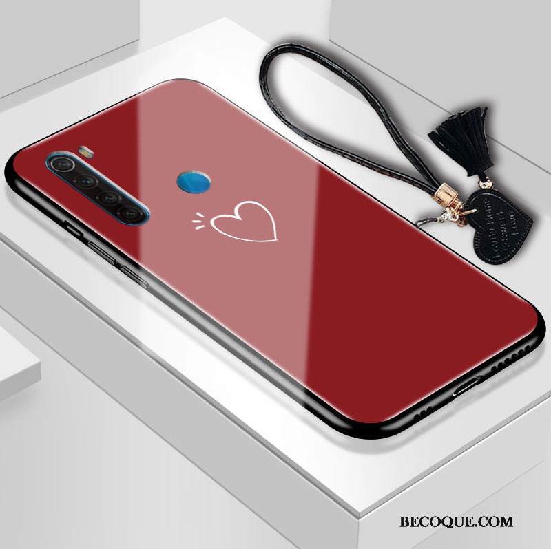Kuori Redmi Note 8t Tila Musta Murtumaton, Kotelo Redmi Note 8t Suojaus Peili Yksinkertainen