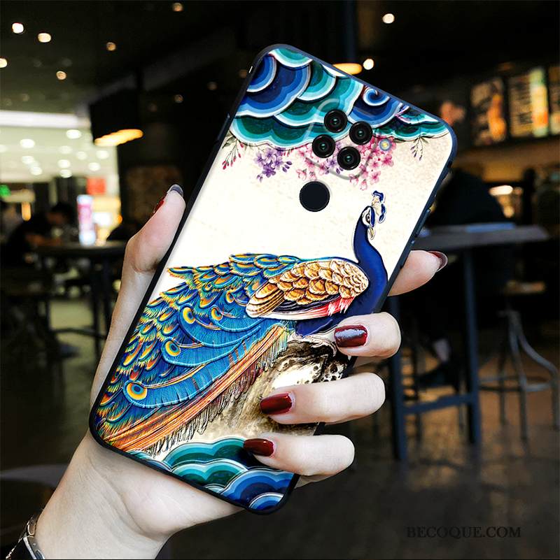 Kuori Redmi Note 9 Suojaus Kiinalainen Tyyli Murtumaton, Kotelo Redmi Note 9 Laukut Etninen Punainen