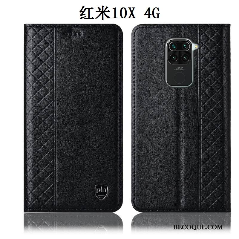 Kuori Redmi Note 9 Suojaus Murtumaton Puhelimen Kuoret, Kotelo Redmi Note 9 Nahka Punainen Pieni