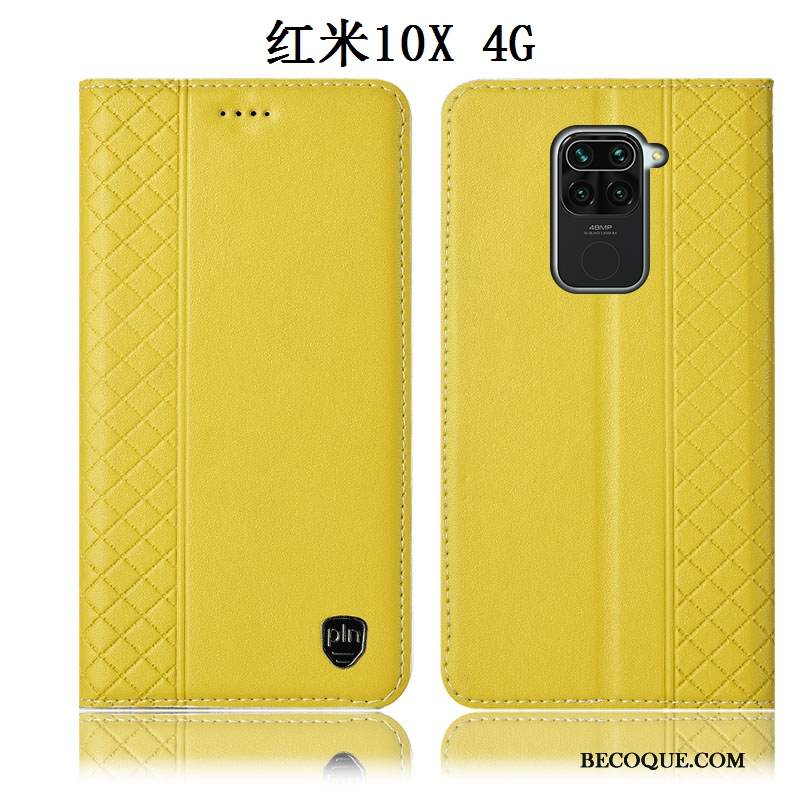 Kuori Redmi Note 9 Suojaus Murtumaton Puhelimen Kuoret, Kotelo Redmi Note 9 Nahka Punainen Pieni