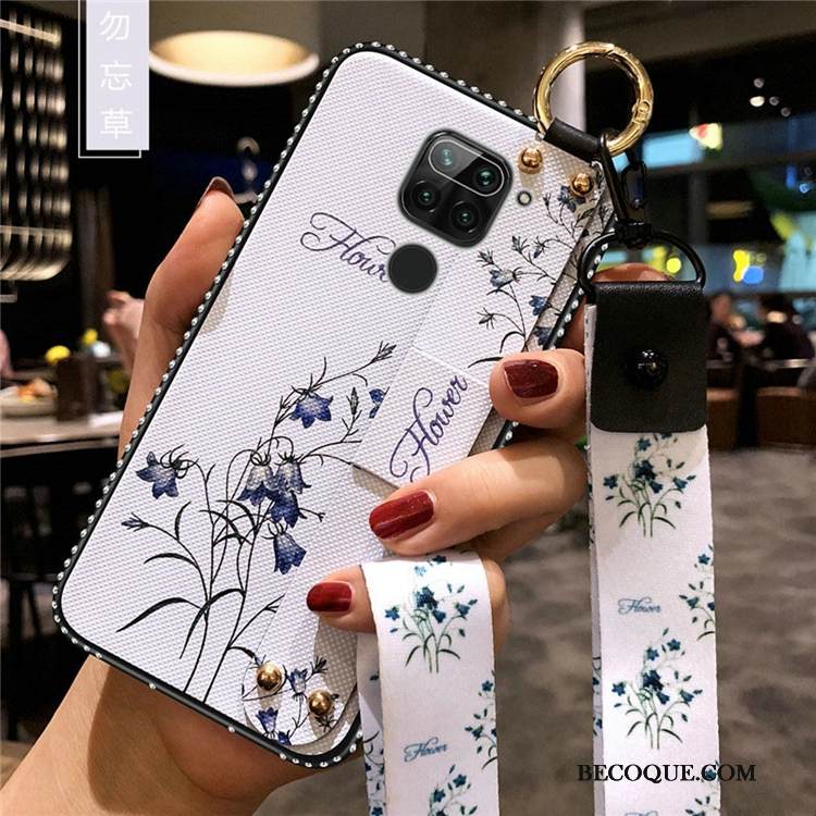 Kuori Redmi Note 9 Tuki Ripustettava Kaula Uusi, Kotelo Redmi Note 9 Pehmeä Neste Pieni Punainen