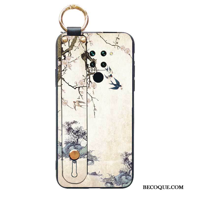 Kuori Redmi Note 9 Vuosikerta Valkoinen Punainen, Kotelo Redmi Note 9 Laukut Kalvo Suuntaus