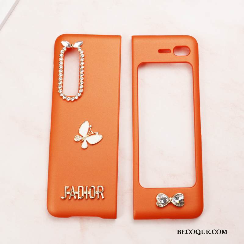 Kuori Samsung Fold Laukut Net Red Puhelimen Kuoret, Kotelo Samsung Fold Suojaus Punainen Ihana