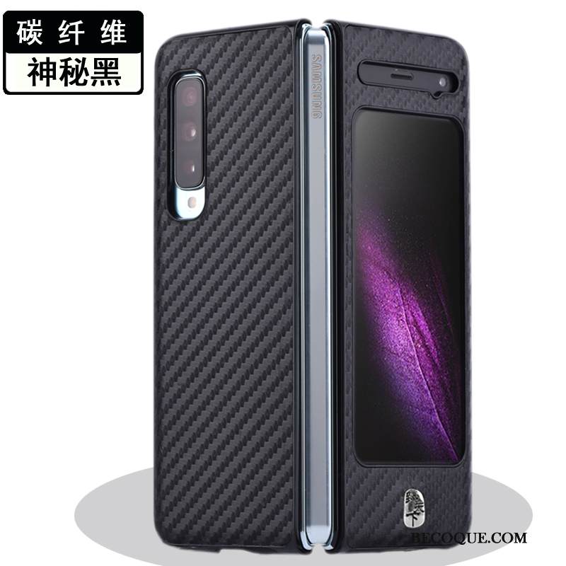 Kuori Samsung Fold Nahka Puhelimen Kuoret Murtumaton, Kotelo Samsung Fold Suojaus Pesty Suede Kulta