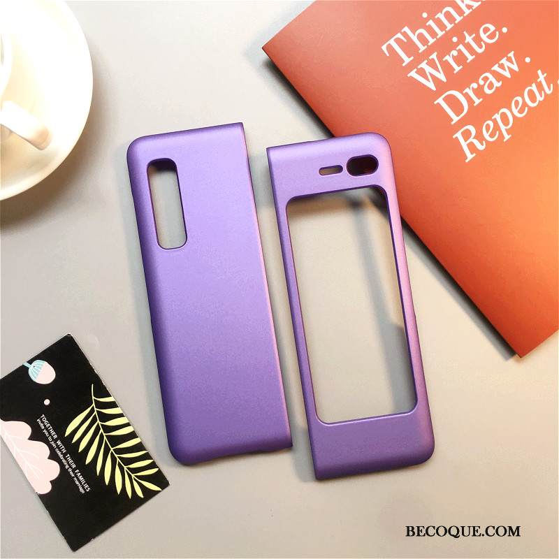 Kuori Samsung Fold Sarjakuva Punainen Murtumaton, Kotelo Samsung Fold Laukut Pesty Suede Puhelimen Kuoret