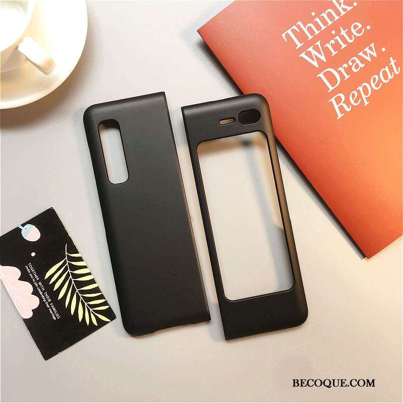 Kuori Samsung Fold Sarjakuva Punainen Murtumaton, Kotelo Samsung Fold Laukut Pesty Suede Puhelimen Kuoret