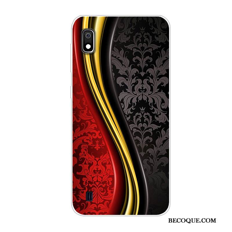 Kuori Samsung Galaxy A10 Laukut Punainen Murtumaton, Kotelo Samsung Galaxy A10 Silikoni Trendi Puhelimen Kuoret