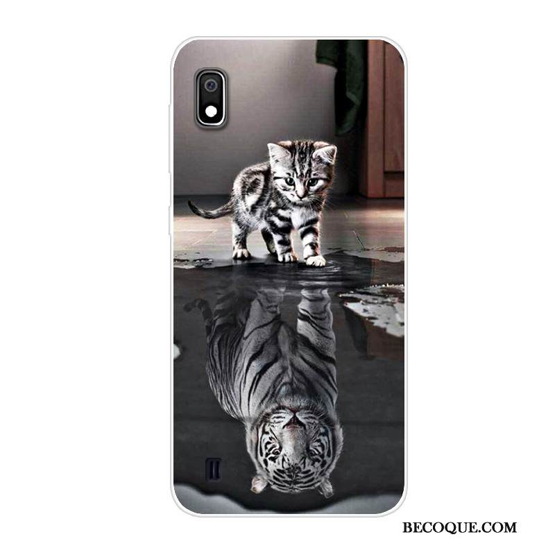 Kuori Samsung Galaxy A10 Laukut Punainen Murtumaton, Kotelo Samsung Galaxy A10 Silikoni Trendi Puhelimen Kuoret