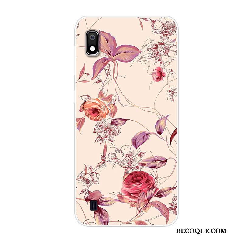 Kuori Samsung Galaxy A10 Laukut Punainen Murtumaton, Kotelo Samsung Galaxy A10 Silikoni Trendi Puhelimen Kuoret