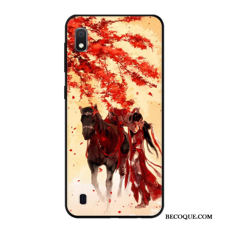 Kuori Samsung Galaxy A10 Laukut Yksinkertainen Valkoinen, Kotelo Samsung Galaxy A10 Luova Kustannukset Murtumaton