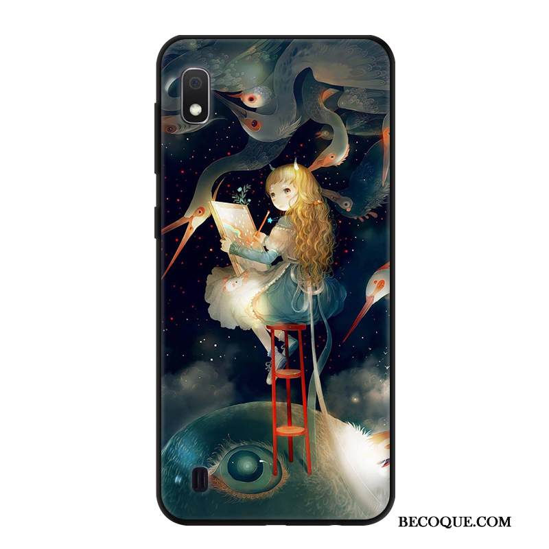 Kuori Samsung Galaxy A10 Laukut Yksinkertainen Valkoinen, Kotelo Samsung Galaxy A10 Luova Kustannukset Murtumaton