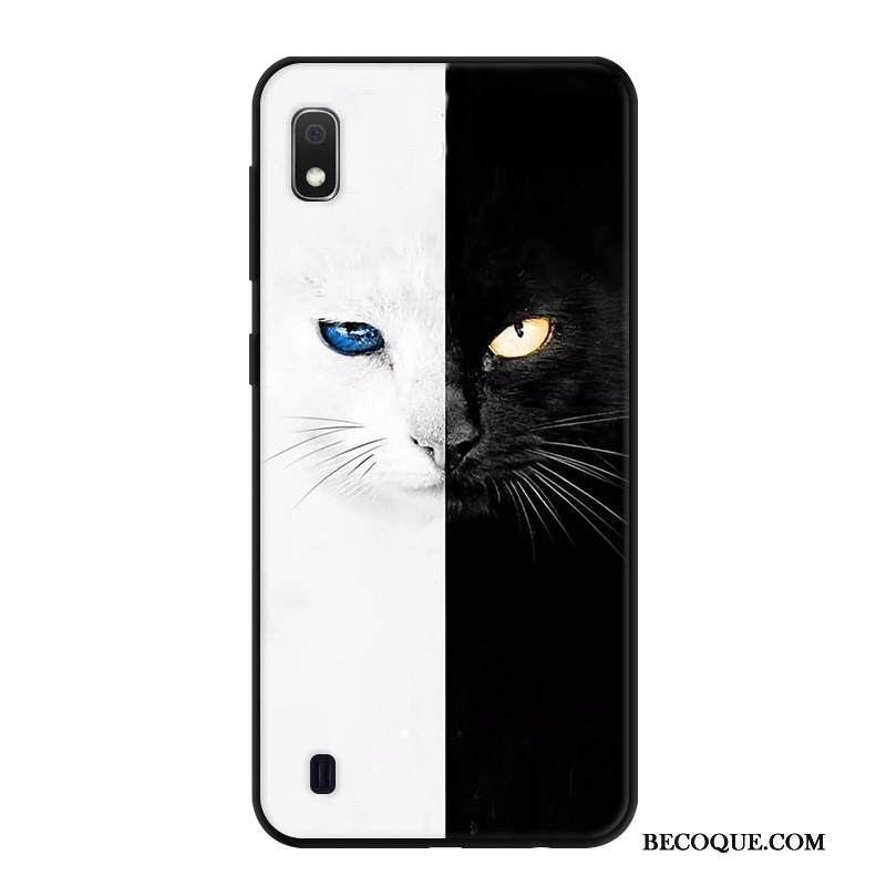 Kuori Samsung Galaxy A10 Laukut Yksinkertainen Valkoinen, Kotelo Samsung Galaxy A10 Luova Kustannukset Murtumaton