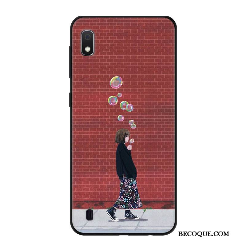 Kuori Samsung Galaxy A10 Luova Puhelimen Kuoret Musta, Kotelo Samsung Galaxy A10 Sarjakuva Persoonallisuus Murtumaton
