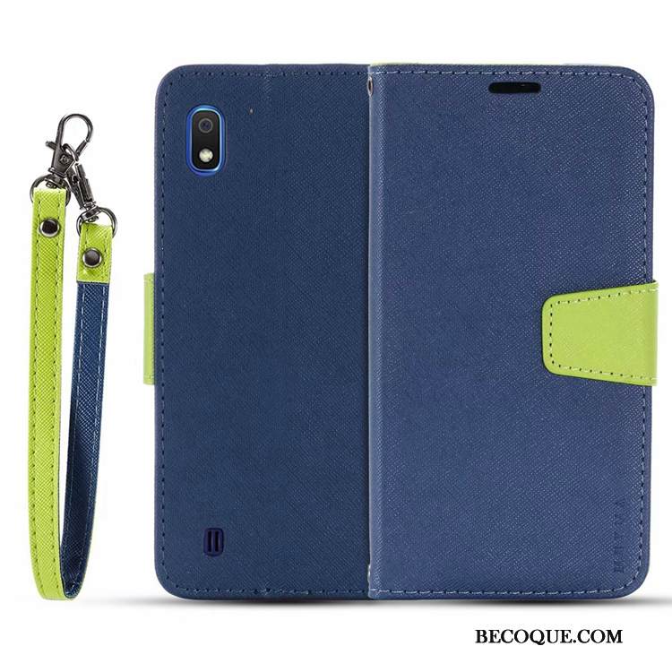 Kuori Samsung Galaxy A10 Nahka Murtumaton Musta, Kotelo Samsung Galaxy A10 Kuoret Puhelimen Kuoret