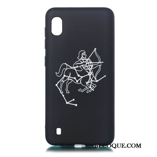 Kuori Samsung Galaxy A10 Pehmeä Neste Pesty Suede Musta, Kotelo Samsung Galaxy A10 Sarjakuva Ultra Puhelimen Kuoret