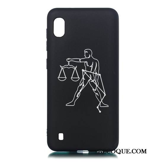 Kuori Samsung Galaxy A10 Pehmeä Neste Pesty Suede Musta, Kotelo Samsung Galaxy A10 Sarjakuva Ultra Puhelimen Kuoret