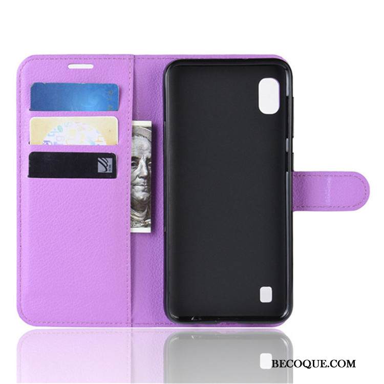 Kuori Samsung Galaxy A10 Salkku Musta, Kotelo Samsung Galaxy A10 Suojaus