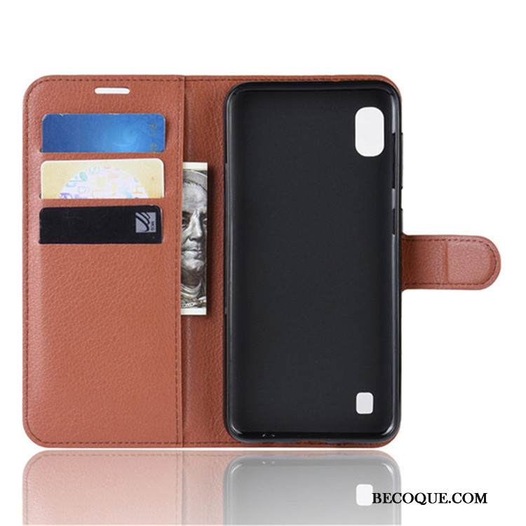 Kuori Samsung Galaxy A10 Salkku Musta, Kotelo Samsung Galaxy A10 Suojaus